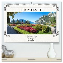 Gardasee - Idylle am Lago 2025 (hochwertiger Premium Wandkalender 2025 DIN A2 quer), Kunstdruck in Hochglanz - Calvendo;SusaZoom