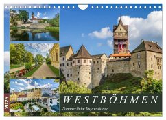 WESTBÖHMEN Sommerliche Impressionen (Wandkalender 2025 DIN A4 quer), CALVENDO Monatskalender