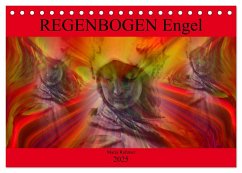 REGENBOGEN Engel (Tischkalender 2025 DIN A5 quer), CALVENDO Monatskalender - Calvendo;Rohmer, Maria