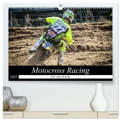 Motocross Racing 2025 (hochwertiger Premium Wandkalender 2025 DIN A2 quer), Kunstdruck in Hochglanz - Calvendo;Fitkau Fotografie Design, Arne