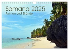 Samana - Palmen und Strände (Wandkalender 2025 DIN A4 quer), CALVENDO Monatskalender