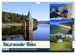 Naturwunder Wales (Wandkalender 2025 DIN A4 quer), CALVENDO Monatskalender - Calvendo;Herzog, Michael