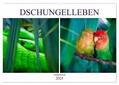 Dschungelleben - Tierportraits (Wandkalender 2025 DIN A2 quer), CALVENDO Monatskalender - Calvendo;Brunner-Klaus, Liselotte