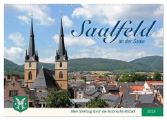 Saalfeld an der Saale ¿ mein Streifzug durch die historische Altstadt (Wandkalender 2025 DIN A2 quer), CALVENDO Monatskalender