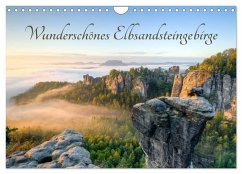 Wunderschönes Elbsandsteingebirge (Wandkalender 2025 DIN A4 quer), CALVENDO Monatskalender - Calvendo;Valjak, Michael