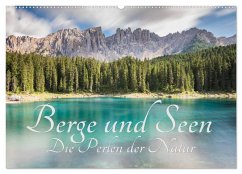 Berge und Seen - Die Perlen der Natur (Wandkalender 2025 DIN A2 quer), CALVENDO Monatskalender - Calvendo;Major, Maik