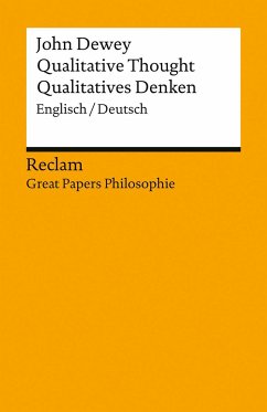 Qualitative Thought / Qualitatives Denken - Dewey, John