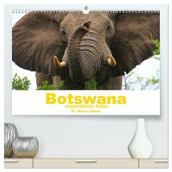 Botswana - ungezähmte Natur (hochwertiger Premium Wandkalender 2025 DIN A2 quer), Kunstdruck in Hochglanz