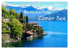 Bezaubernder Comer See (Tischkalender 2025 DIN A5 quer), CALVENDO Monatskalender