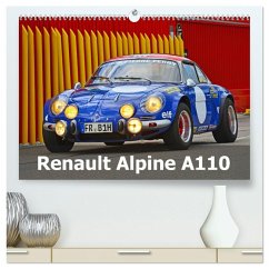 Renault Alpine A110 (hochwertiger Premium Wandkalender 2025 DIN A2 quer), Kunstdruck in Hochglanz