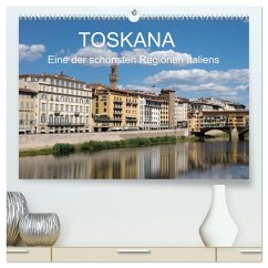 Toskana - eine der schönsten Regionen Italiens (hochwertiger Premium Wandkalender 2025 DIN A2 quer), Kunstdruck in Hochglanz - Calvendo;Teuber, wolfgang