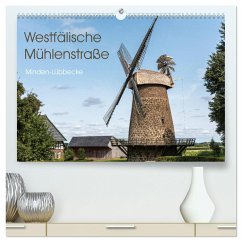 Westfälische Mühlenstraße (hochwertiger Premium Wandkalender 2025 DIN A2 quer), Kunstdruck in Hochglanz