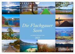 Die Flachgauer Seen (Wandkalender 2025 DIN A4 quer), CALVENDO Monatskalender