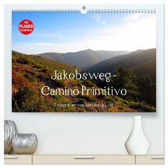Jakobsweg - Camino Primitivo (hochwertiger Premium Wandkalender 2025 DIN A2 quer), Kunstdruck in Hochglanz - Calvendo;Luef, Alexandra