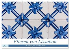 Fliesen von Lissabon (Wandkalender 2025 DIN A3 quer), CALVENDO Monatskalender