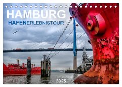 Hamburg Hafenerlebinstour (Tischkalender 2025 DIN A5 quer), CALVENDO Monatskalender