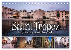 Saint Tropez - Early Morning Street Photography (Tischkalender 2025 DIN A5 quer), CALVENDO Monatskalender