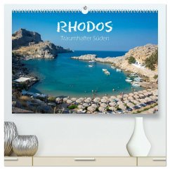 Rhodos - Traumhafter Süden (hochwertiger Premium Wandkalender 2025 DIN A2 quer), Kunstdruck in Hochglanz