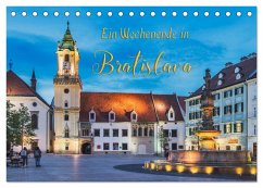 Ein Wochenende in Bratislava (Tischkalender 2025 DIN A5 quer), CALVENDO Monatskalender