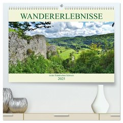 Wandererlebnisse in der Fränkischen Schweiz (hochwertiger Premium Wandkalender 2025 DIN A2 quer), Kunstdruck in Hochglanz - Calvendo;Janke, Andrea