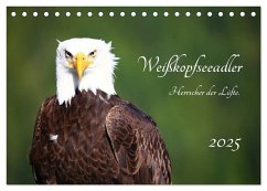 Weißkopfseeadler. Herrscher der Lüfte. 2025 (Tischkalender 2025 DIN A5 quer), CALVENDO Monatskalender