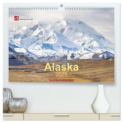 Alaska 2025 - faszinierend anders (hochwertiger Premium Wandkalender 2025 DIN A2 quer), Kunstdruck in Hochglanz
