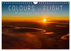 Colours of Flight - Stimmungen über den Wolken (Wandkalender 2025 DIN A4 quer), CALVENDO Monatskalender