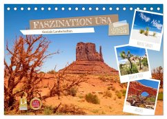 FASZINATION USA Geniale Landschaften (Tischkalender 2025 DIN A5 quer), CALVENDO Monatskalender