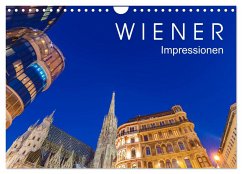 W I E N E R Impressionen (Wandkalender 2025 DIN A4 quer), CALVENDO Monatskalender