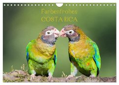 Farbenfrohes Costa Rica (Wandkalender 2025 DIN A4 quer), CALVENDO Monatskalender