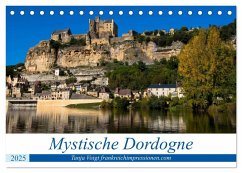 Mystische Dordogne (Tischkalender 2025 DIN A5 quer), CALVENDO Monatskalender