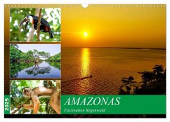 Amazonas - Faszination Regenwald (Wandkalender 2025 DIN A3 quer), CALVENDO Monatskalender