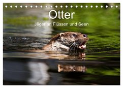 Otter - Jäger an Flüssen und Seen (Tischkalender 2025 DIN A5 quer), CALVENDO Monatskalender - Calvendo;the Snow Leopard, Cloudtail