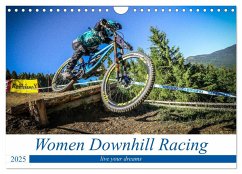 Women Downhill Racing (Wandkalender 2025 DIN A4 quer), CALVENDO Monatskalender