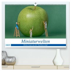 Miniaturwelten - Kleine Leute aus der Nachbarschaft (hochwertiger Premium Wandkalender 2025 DIN A2 quer), Kunstdruck in Hochglanz - Calvendo;Trimbach, Jürgen