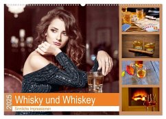 Whisky und Whiskey 2025. Sinnliche Impressionen (Wandkalender 2025 DIN A2 quer), CALVENDO Monatskalender
