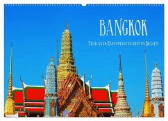 Bangkok - Thailands Hauptstadt in bunten Bildern (Wandkalender 2025 DIN A2 quer), CALVENDO Monatskalender