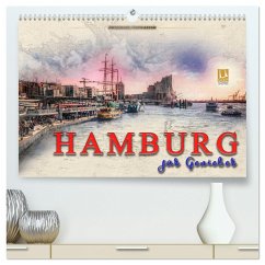 Hamburg für Genießer (hochwertiger Premium Wandkalender 2025 DIN A2 quer), Kunstdruck in Hochglanz