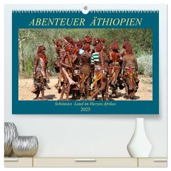 Abenteuer Äthiopien (hochwertiger Premium Wandkalender 2025 DIN A2 quer), Kunstdruck in Hochglanz