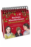 Reclams Klassikerinnen Adventskalender. 24 Weihnachtskarten mit Lebensweisheiten berühmter Frauen