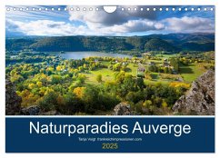 Naturparadies Auvergne (Wandkalender 2025 DIN A4 quer), CALVENDO Monatskalender