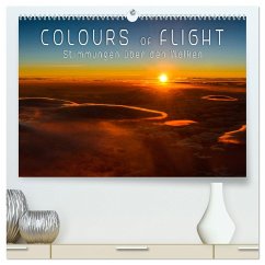 Colours of Flight - Stimmungen über den Wolken (hochwertiger Premium Wandkalender 2025 DIN A2 quer), Kunstdruck in Hochglanz
