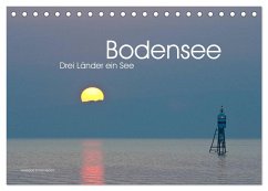 Drei Länder ein See - Bodensee (Tischkalender 2025 DIN A5 quer), CALVENDO Monatskalender