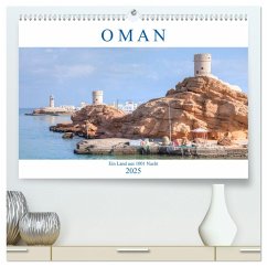Oman - Ein Land aus 1001 Nacht (hochwertiger Premium Wandkalender 2025 DIN A2 quer), Kunstdruck in Hochglanz