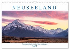 Neuseeland: Traumlandschaft zwischen Meer und Bergen (Wandkalender 2025 DIN A3 quer), CALVENDO Monatskalender - Calvendo;Schänzer, Sandra