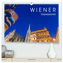 W I E N E R Impressionen (hochwertiger Premium Wandkalender 2025 DIN A2 quer), Kunstdruck in Hochglanz