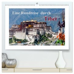 Eine Rundreise durch Tibet (hochwertiger Premium Wandkalender 2025 DIN A2 quer), Kunstdruck in Hochglanz