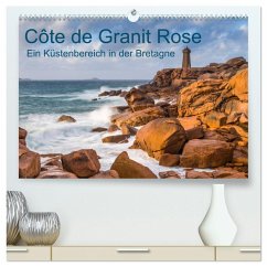 Côte de Granit Rose - Ein Küstenbereich in der Bretagne (hochwertiger Premium Wandkalender 2025 DIN A2 quer), Kunstdruck in Hochglanz - Calvendo;Hoffmann, Klaus