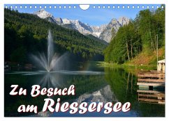 Zu Besuch am Riessersee (Wandkalender 2025 DIN A4 quer), CALVENDO Monatskalender