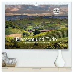 Piemont und Turin (hochwertiger Premium Wandkalender 2025 DIN A2 quer), Kunstdruck in Hochglanz